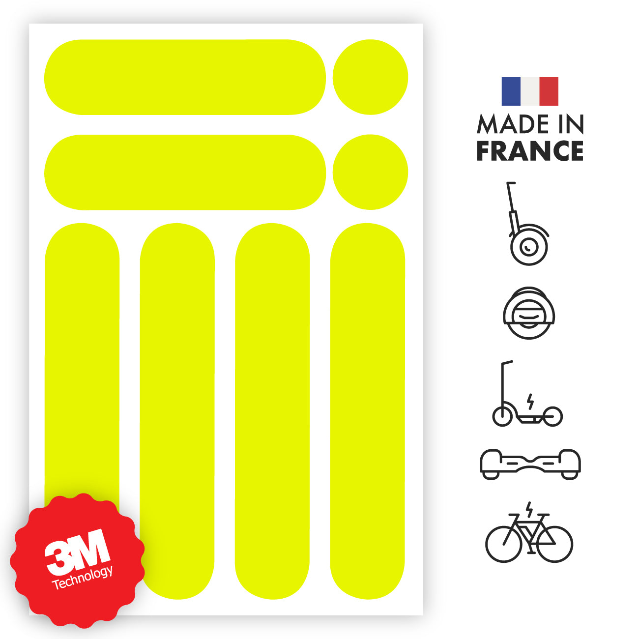 #couleur_Jaune fluorescent - Coloris unique